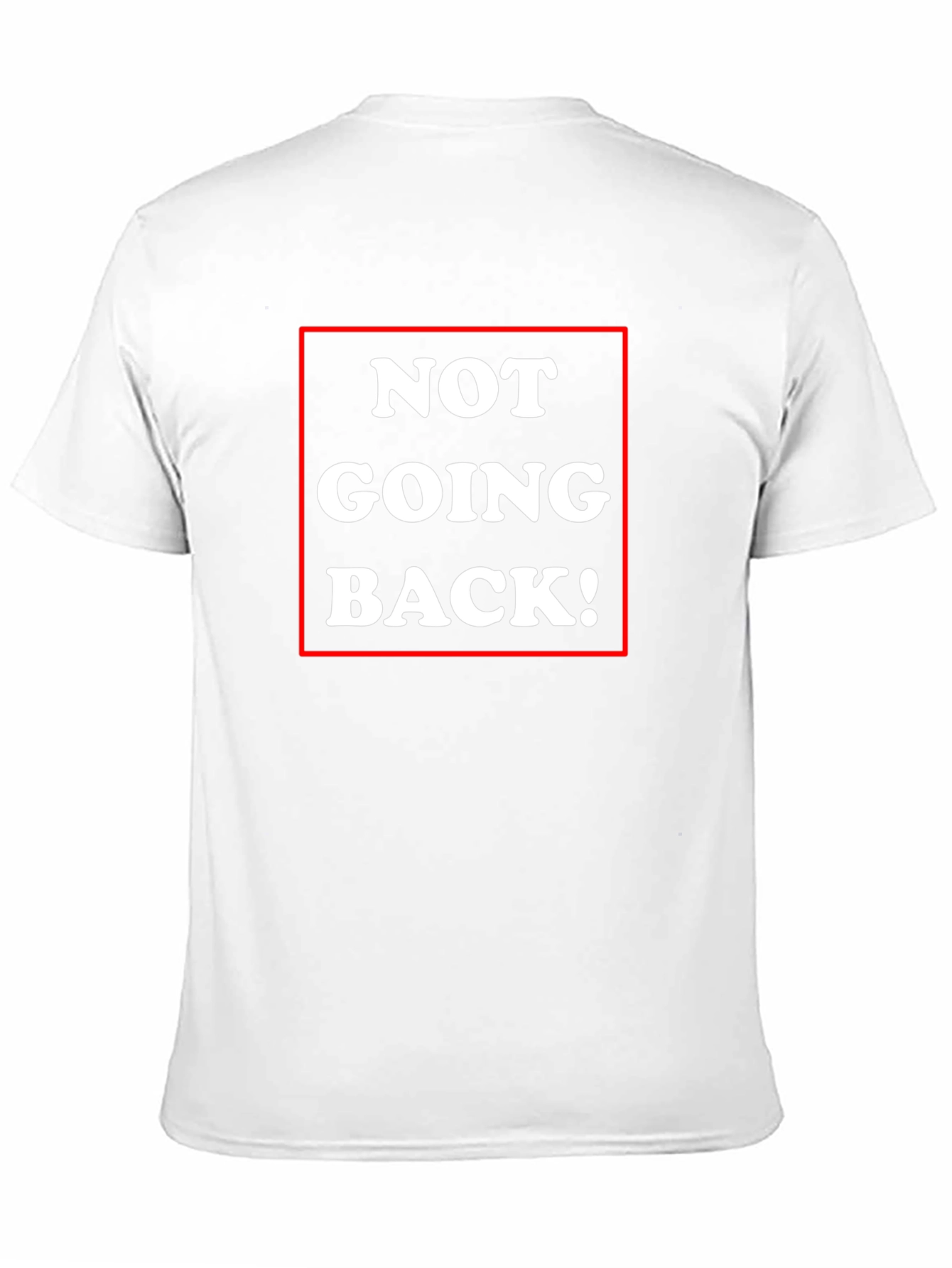 Camiseta Negra: ¡No Volveré!