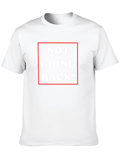 Camiseta Negra: ¡No Volveré!