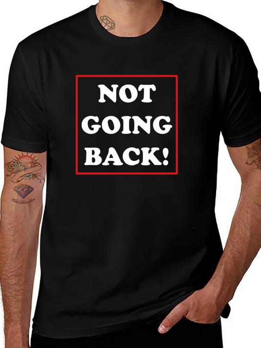Camiseta Negra: ¡No Volveré!