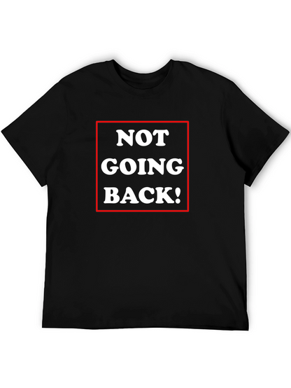 Camiseta Negra: ¡No Volveré!