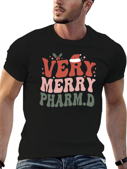 Camiseta Navideña Very Merry Pharm.D