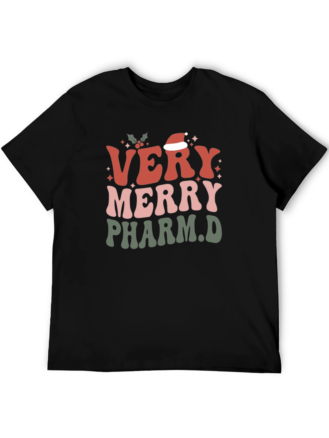 Camiseta Navideña Very Merry Pharm.D