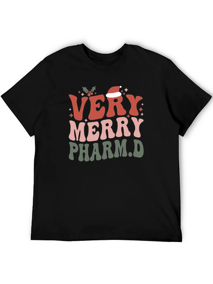 Camiseta Navideña Very Merry Pharm.D