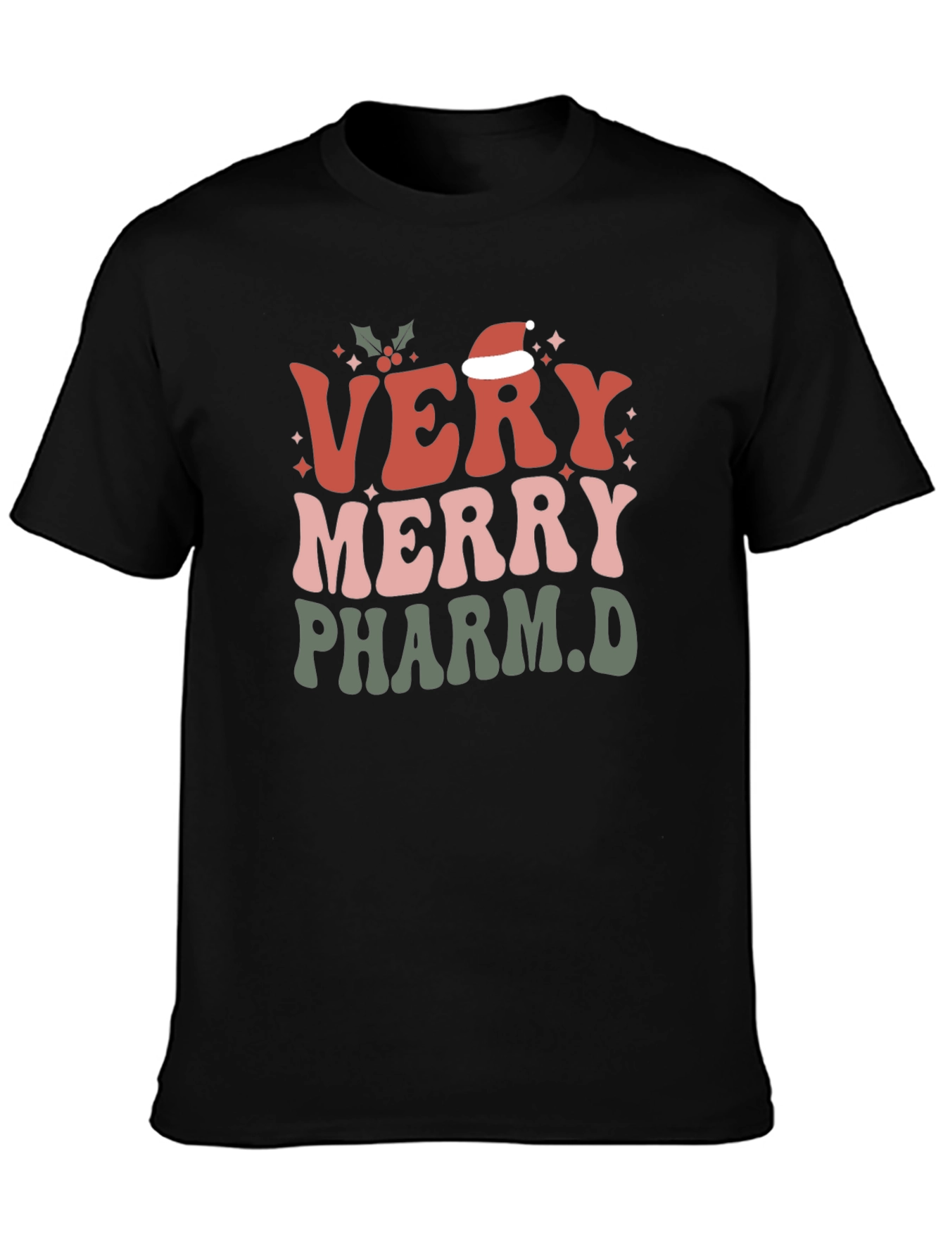 Camiseta Navideña Very Merry Pharm.D