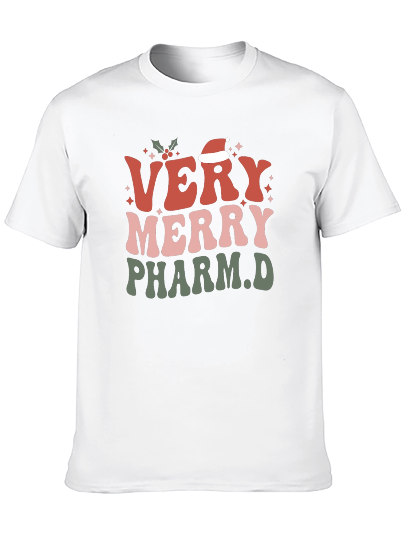 Camiseta Navideña Very Merry Pharm.D