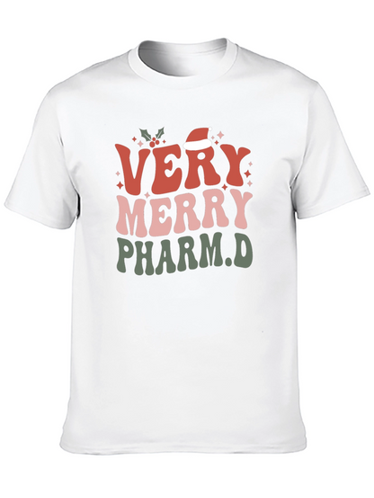 Camiseta Navideña Very Merry Pharm.D
