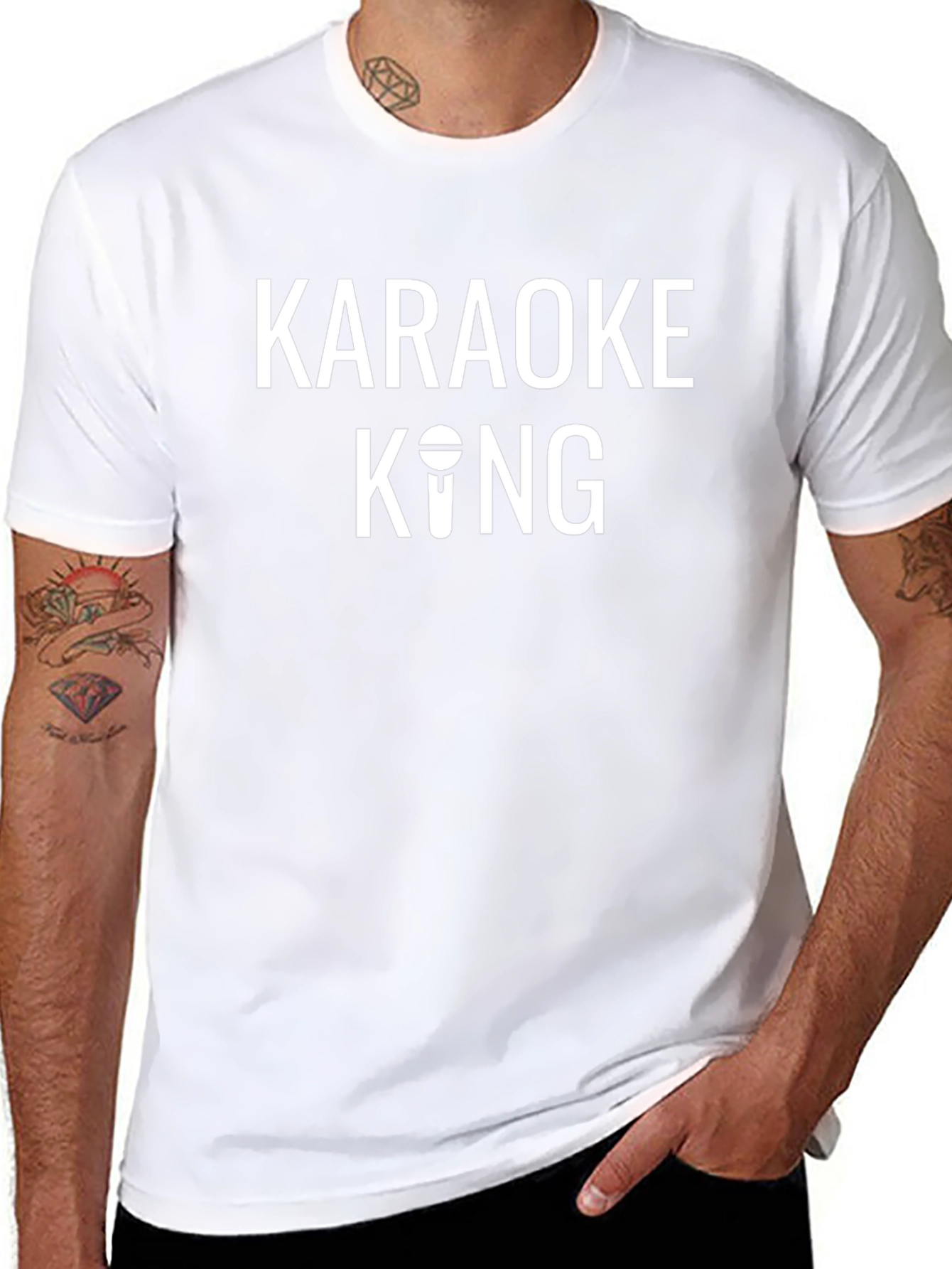 Camiseta Karaoke King - Ideal para Cantantes