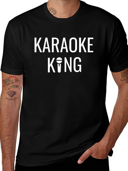Camiseta Karaoke King - Ideal para Cantantes