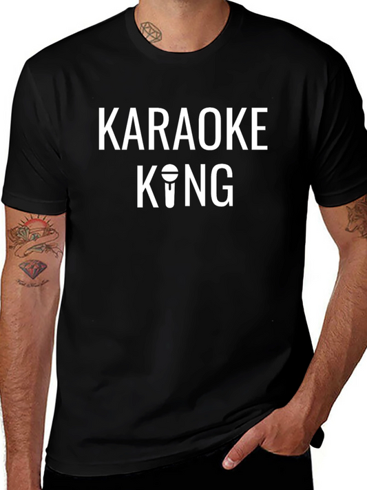 Camiseta Karaoke King - Ideal para Cantantes