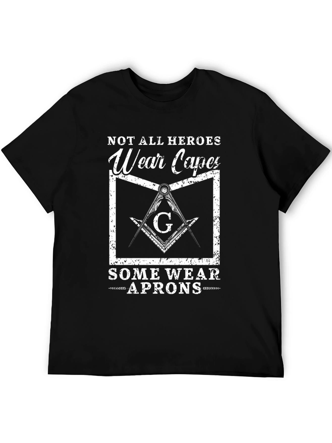 Camiseta Negra: Héroes con Delantal