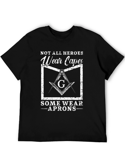 Camiseta Negra: Héroes con Delantal