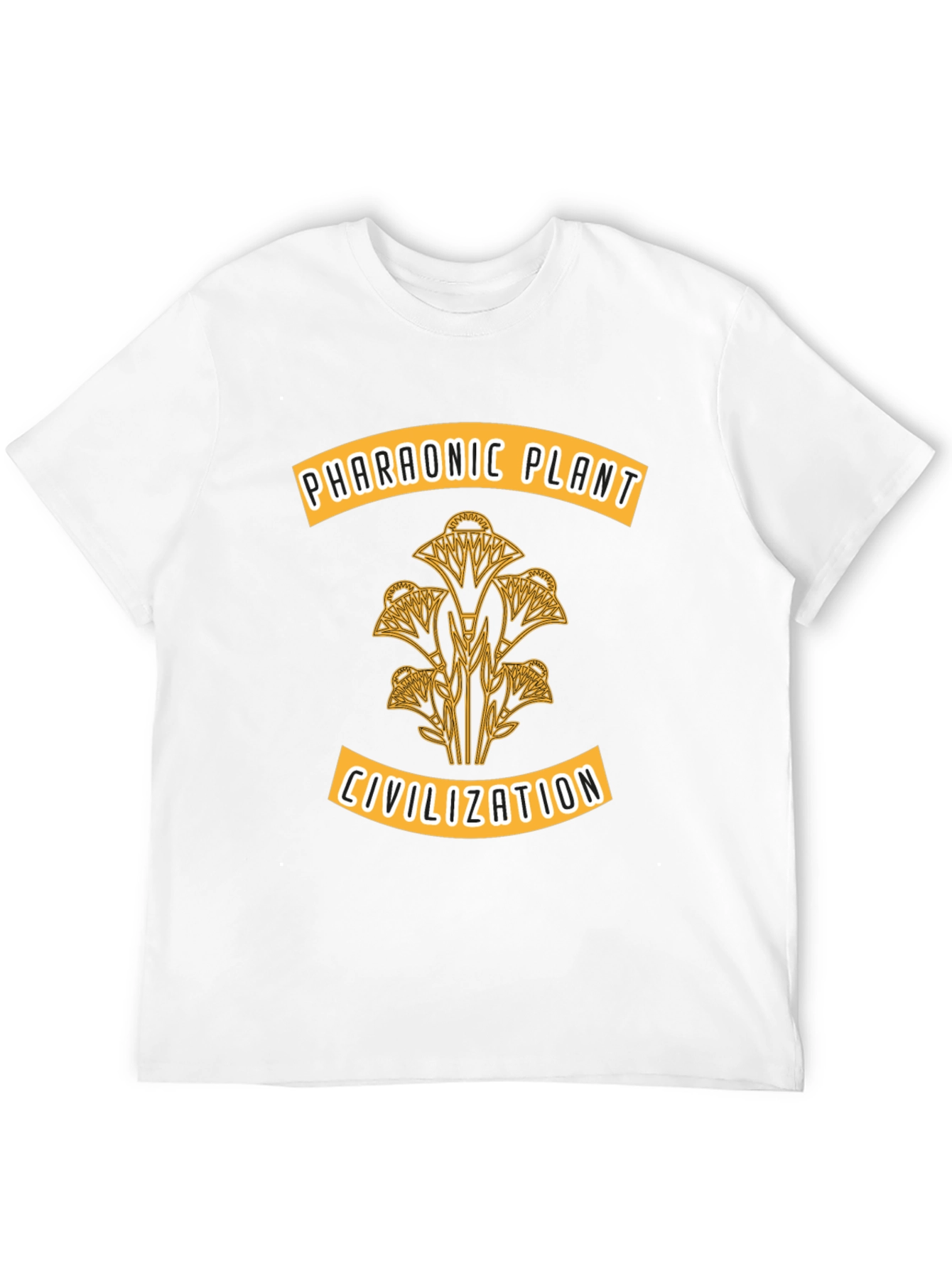Camiseta Hombre Diseño Egipcio - Planta Faraónica