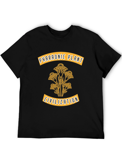 Camiseta Hombre Diseño Egipcio - Planta Faraónica