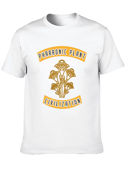 Camiseta Hombre Diseño Egipcio - Planta Faraónica
