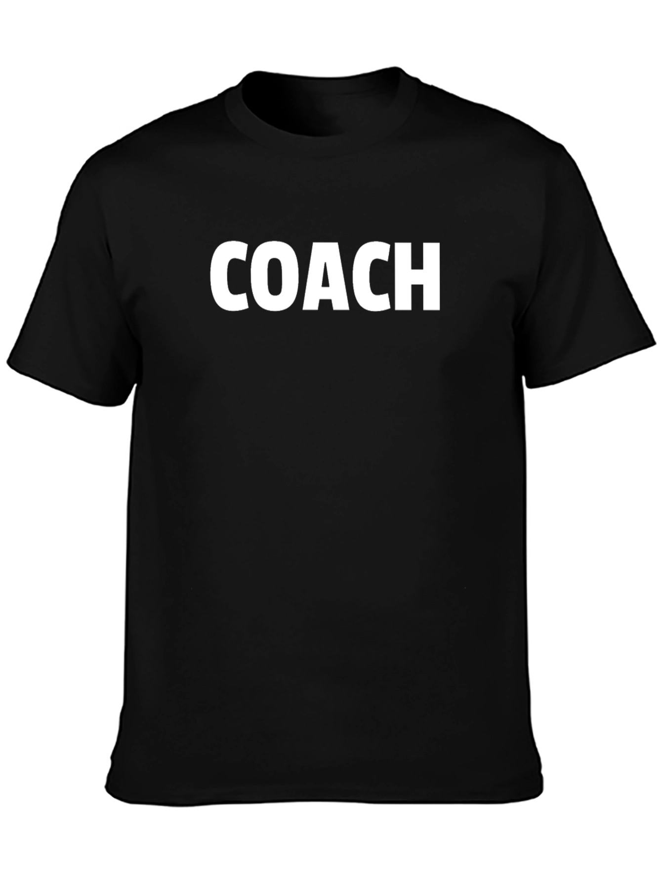 Camiseta Negra Coach - Entrenador