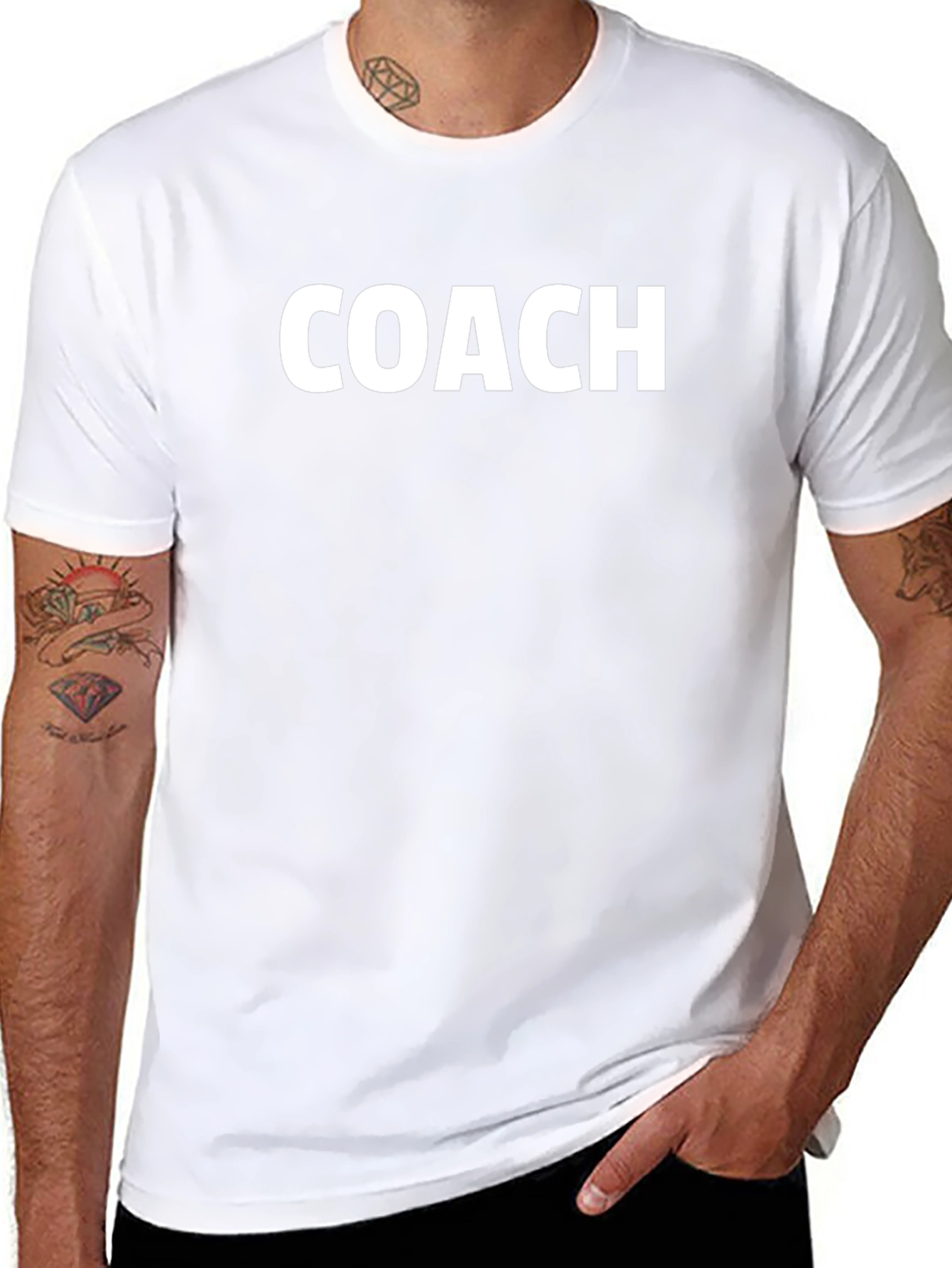 Camiseta Negra Coach - Entrenador