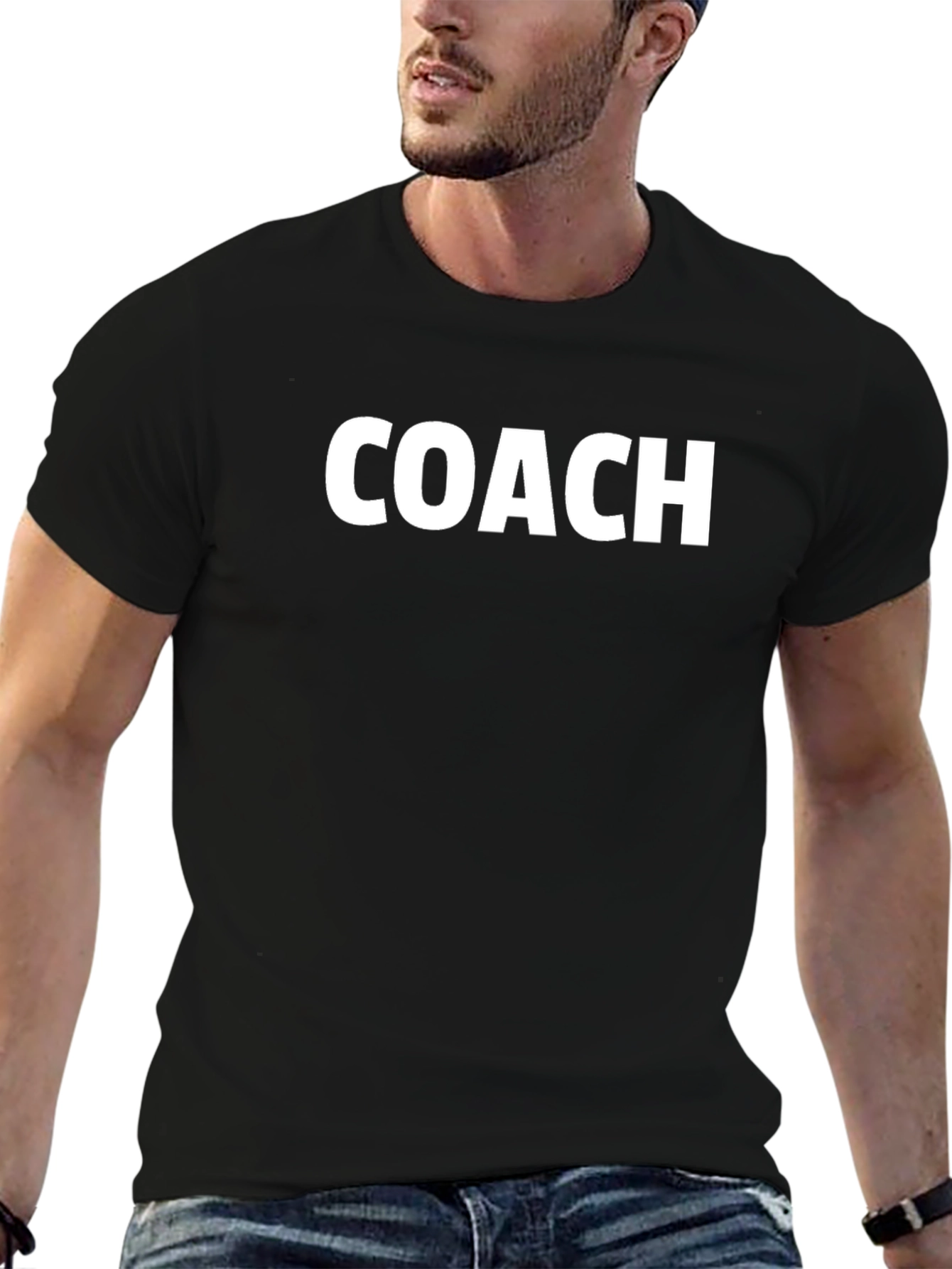 Camiseta Negra Coach - Entrenador