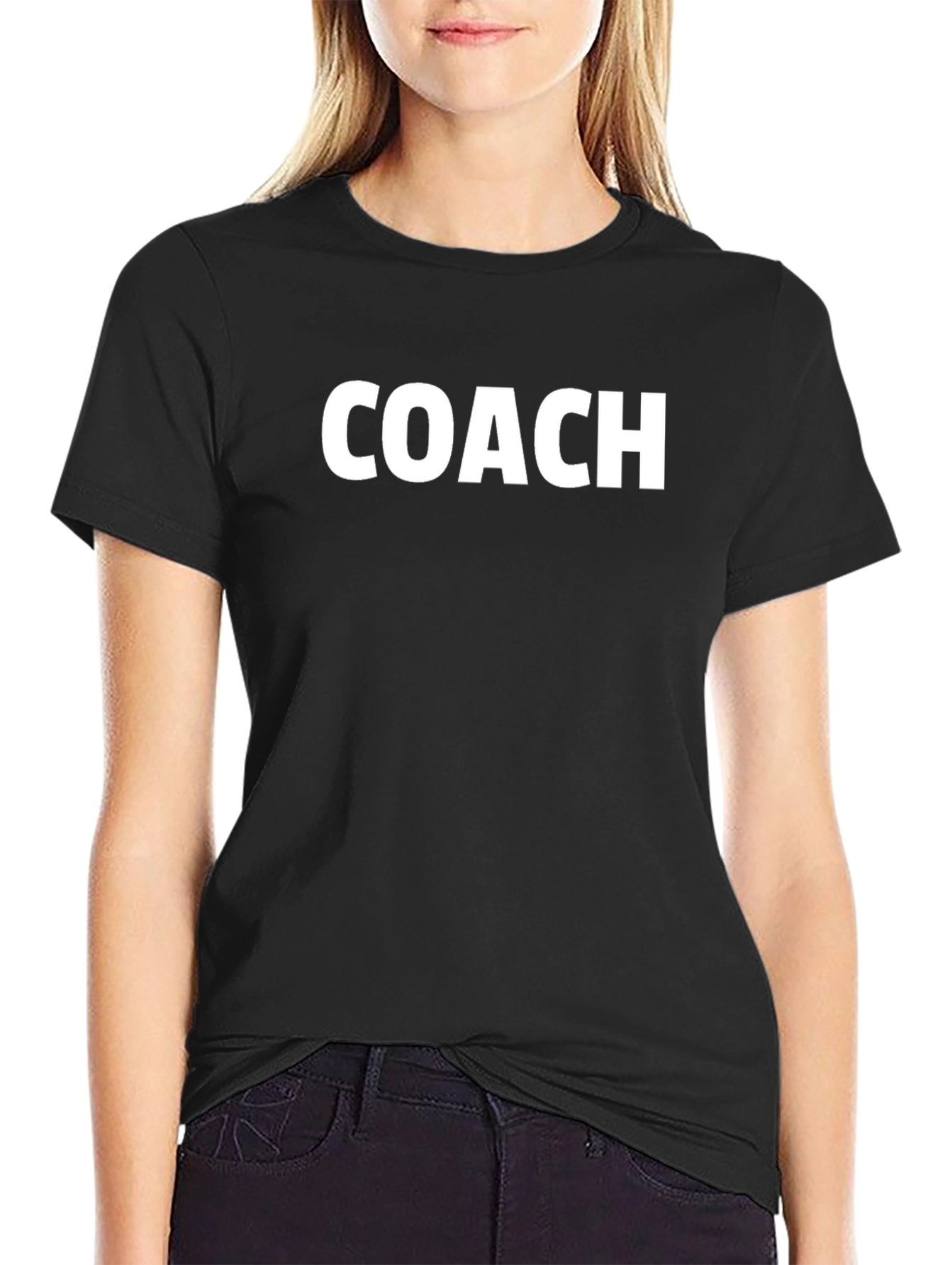 Camiseta Negra Coach - Entrenador
