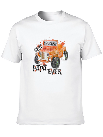Camiseta Negra Gráfica Jeep Todoterreno Truckin Dirt