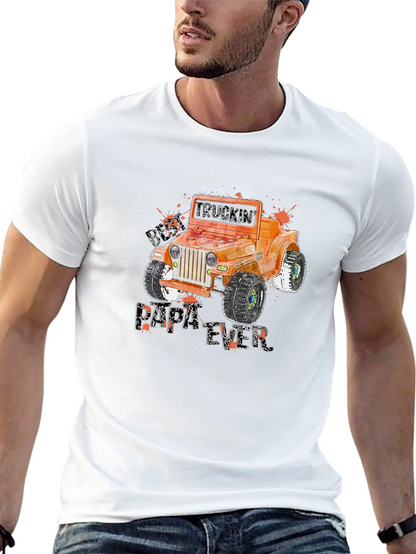 Camiseta Negra Gráfica Jeep Todoterreno Truckin Dirt