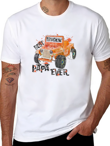 Camiseta Negra Gráfica Jeep Todoterreno Truckin Dirt