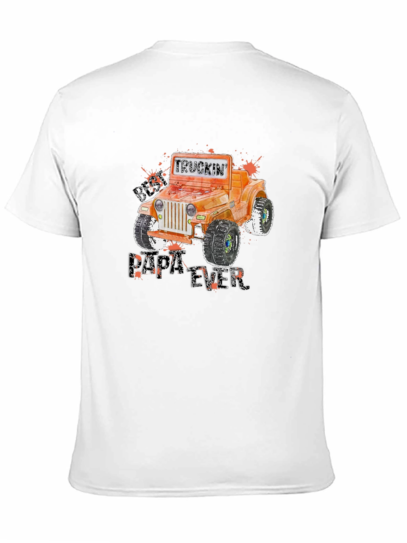 Camiseta Negra Gráfica Jeep Todoterreno Truckin Dirt