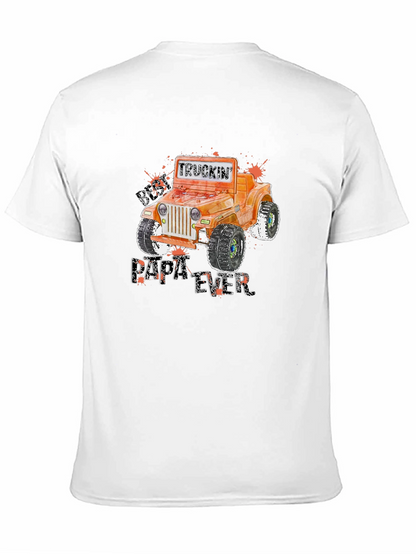 Camiseta Negra Gráfica Jeep Todoterreno Truckin Dirt