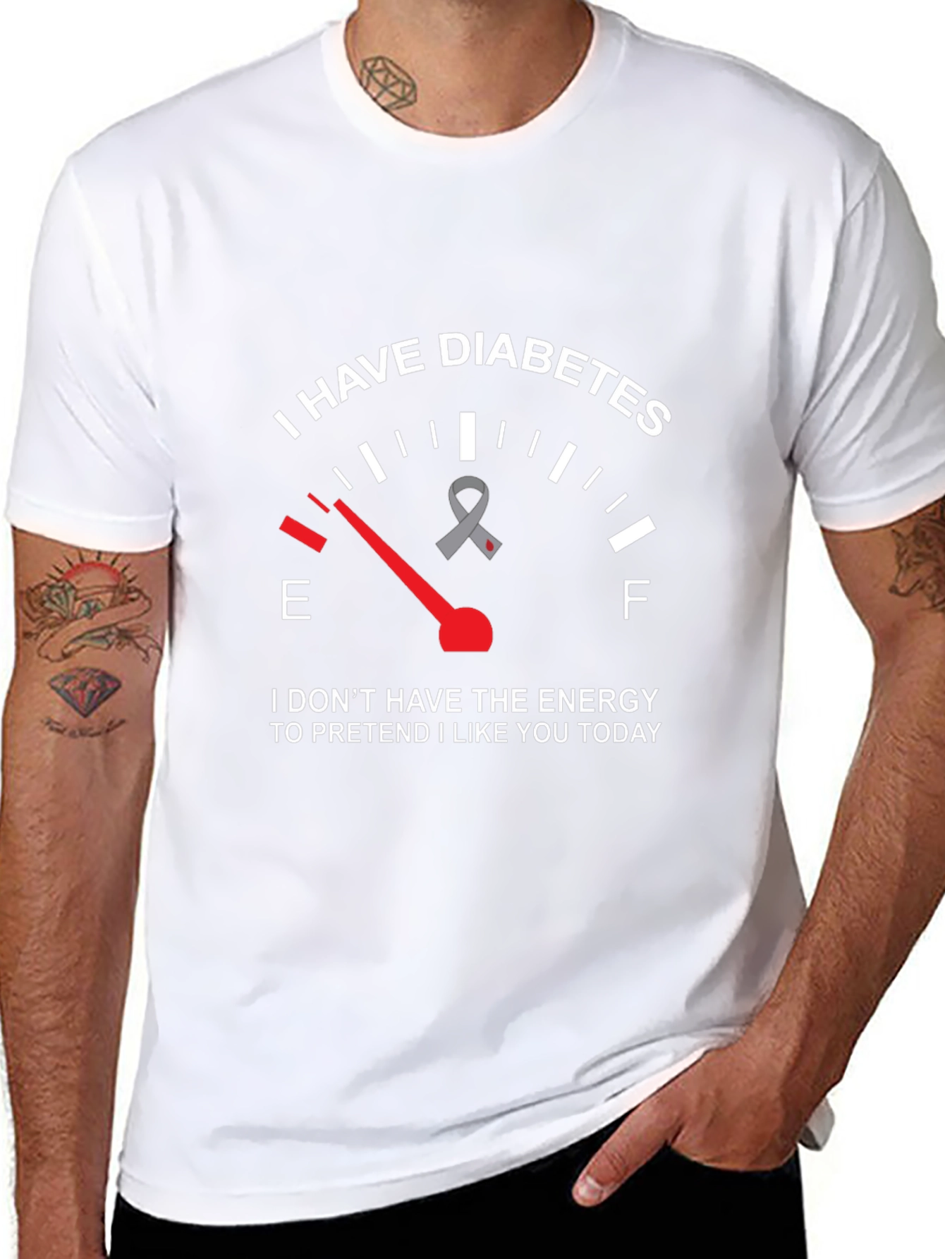 Camiseta: Diabetes y Energía Agotada