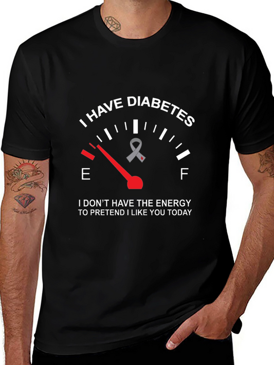 Camiseta: Diabetes y Energía Agotada